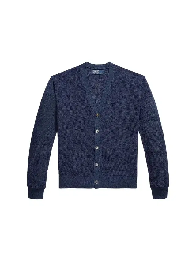 Polo Ralph Lauren Men's Linen V-Neck Cardigan - Newport Navy