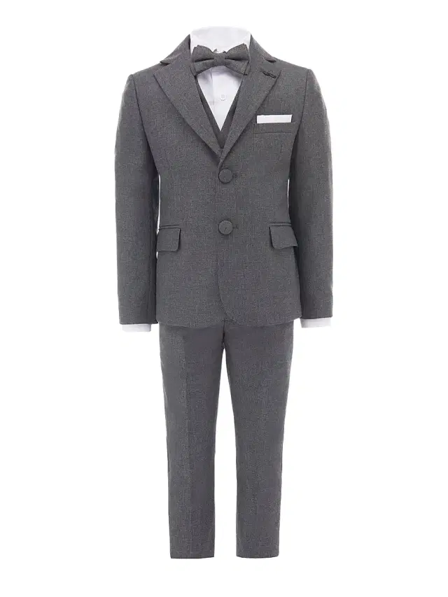 Moustache Peak Lapel Tuxedo - Grey