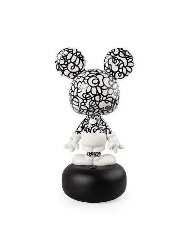 Lladro Doodle Mickey Porcelain Sculpture - Blackandwhite | Thumbnail 3 Lladro Doodle Mickey Porcelain Sculpture - Blackandwhite | Thumbnail 3