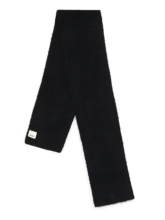 Isabel Marant Women's Peliz Alpaca-Blend Scarf - Black