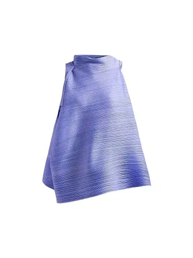 Pleats Please Issey Miyake Women's Bouncy Basket Weave Top - Steel Blue | Thumbnail 1