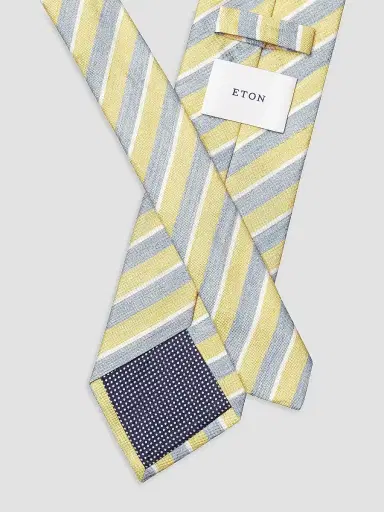 Eton Men's Striped Silk Tie | Thumbnail 2 Eton Men's Striped Silk Tie | Thumbnail 2