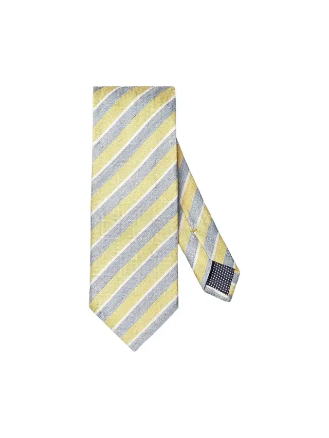 Eton Men's Striped Silk Tie - Yellow