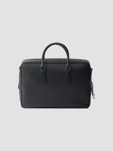 Prada Men's Saffiano Leather Work Bag | Thumbnail 3