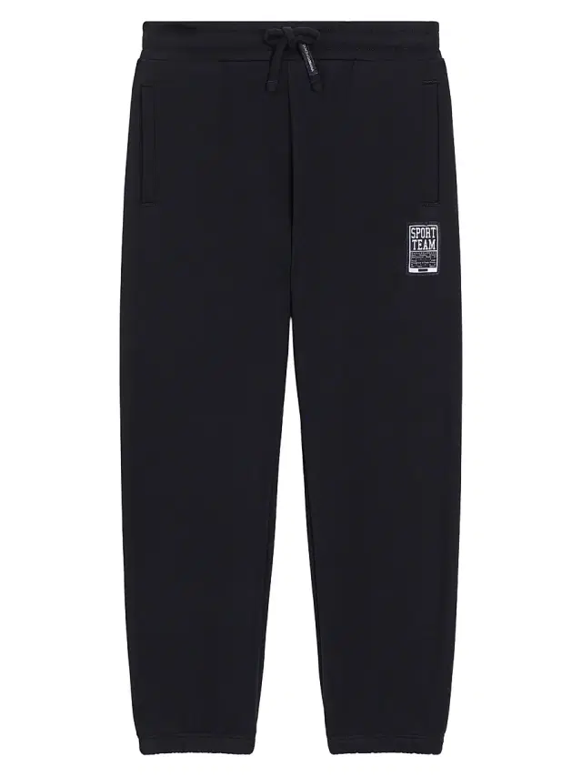 Little Boy's & Boy's Embroidered Sport Fleece Joggers - Blue