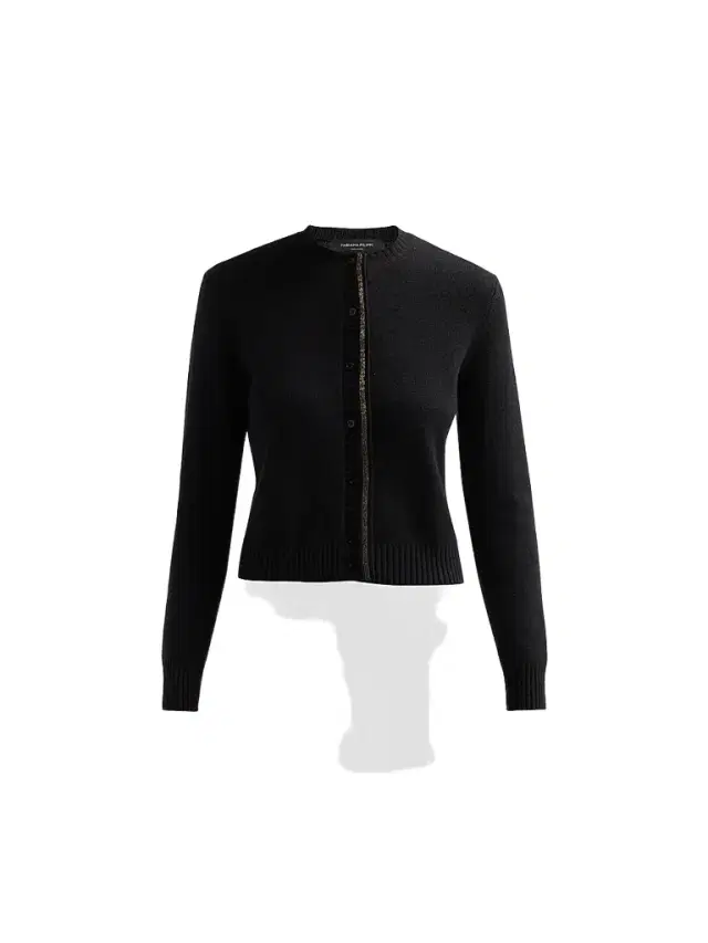 Fabiana Filippi Women's Platinum Filo Diamanté Wool-Silk-Cashmere Cardigan - Nero