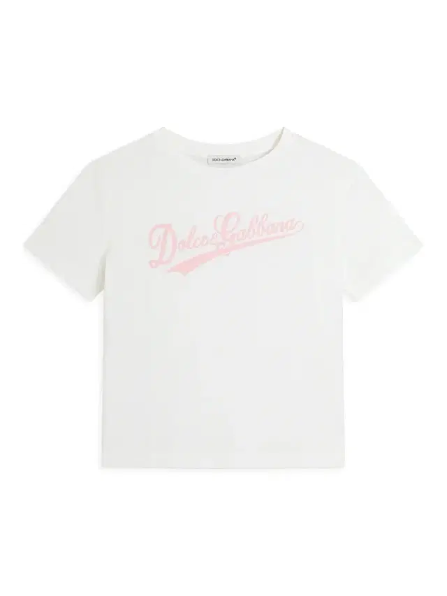 Dolce & Gabbana Little Girl's Logo Crewneck T-Shirt - Variante Abbinata