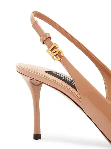 Dolce & Gabbana Women's Vernice 75MM Patent Leather Slingback Pumps | Thumbnail 5 Dolce & Gabbana Women's Vernice 75MM Patent Leather Slingback Pumps | Thumbnail 5