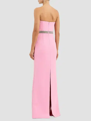 Rebecca Vallance Women's Precious Embellished Bow Strapless Gown - Pink - Size 14 | Thumbnail 3 Rebecca Vallance Women's Precious Embellished Bow Strapless Gown - Pink - Size 14 | Thumbnail 3