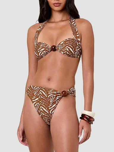 NICHOLAS Women's Sirena Halter Bikini Top | Thumbnail 3 NICHOLAS Women's Sirena Halter Bikini Top | Thumbnail 3