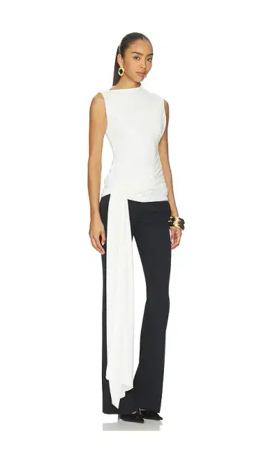 Bardot Jordan Longline Tie Top | Thumbnail 2 Bardot Jordan Longline Tie Top | Thumbnail 2