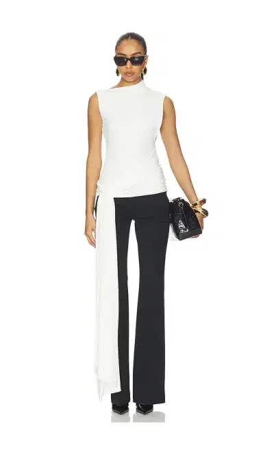 Bardot Jordan Longline Tie Top | Thumbnail 1 Bardot Jordan Longline Tie Top | Thumbnail 1