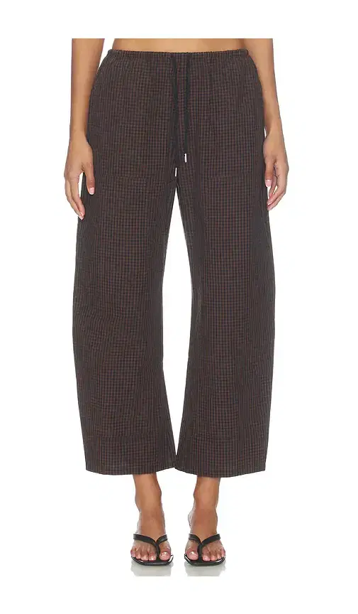 Pistola Theo Drawstring Poplin Pant