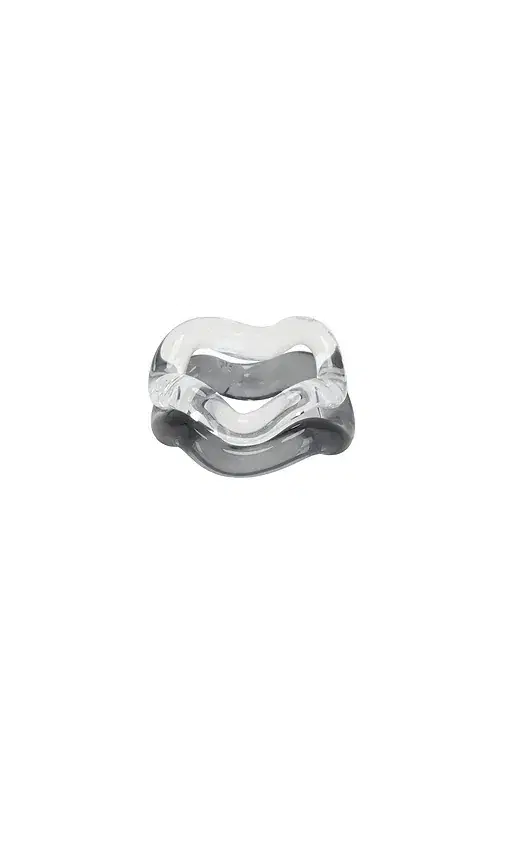 Studio Conchita Onda Glass Set Of 2 Rings