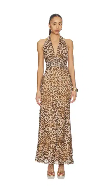 Bardot Elera Printed Mesh Maxi Dress | Thumbnail 1 Bardot Elera Printed Mesh Maxi Dress | Thumbnail 1
