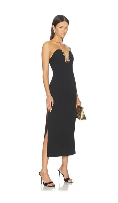 Bardot Paltrow Strapless Midi Dress | Thumbnail 2 Bardot Paltrow Strapless Midi Dress | Thumbnail 2