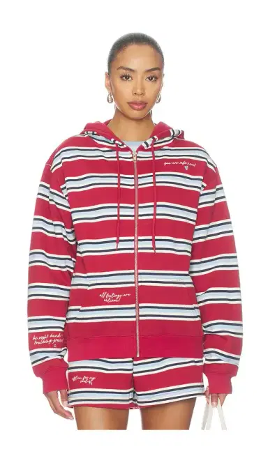 The Mayfair Group The Mayfair Striped Hoodie | Thumbnail 2 The Mayfair Group The Mayfair Striped Hoodie | Thumbnail 2