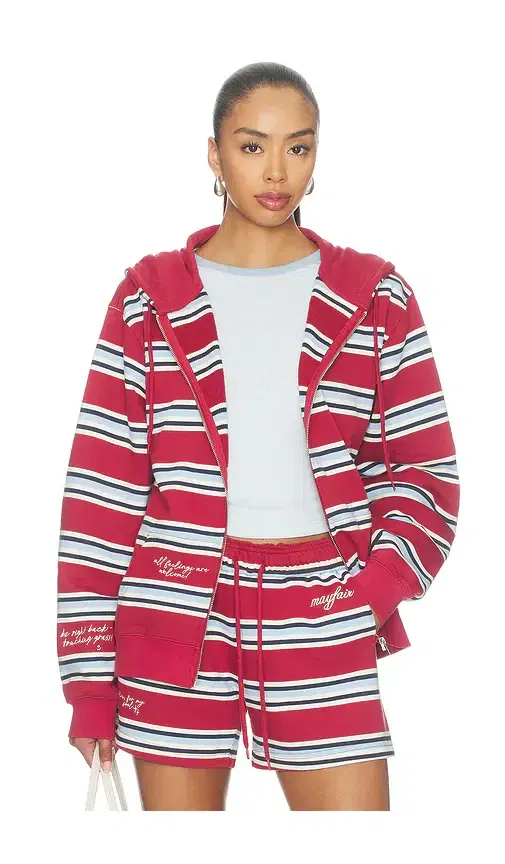 The Mayfair Group The Mayfair Striped Hoodie