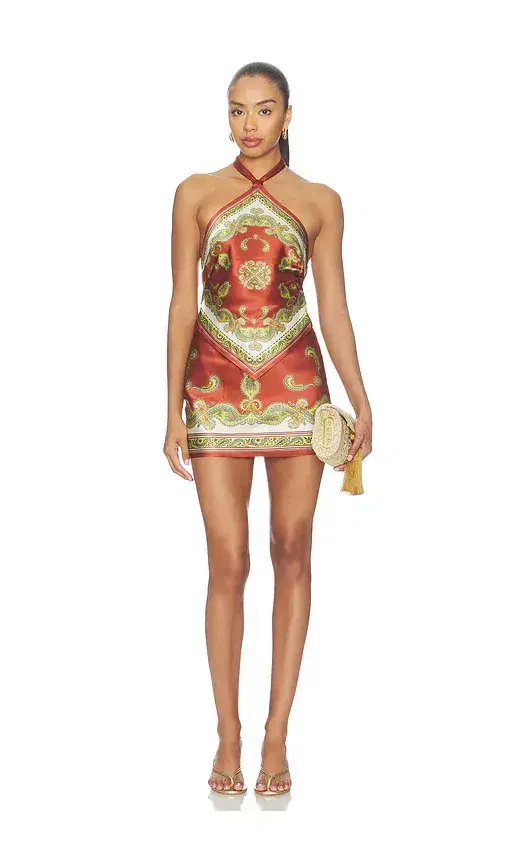 retrofete Adelaide Silk Dress