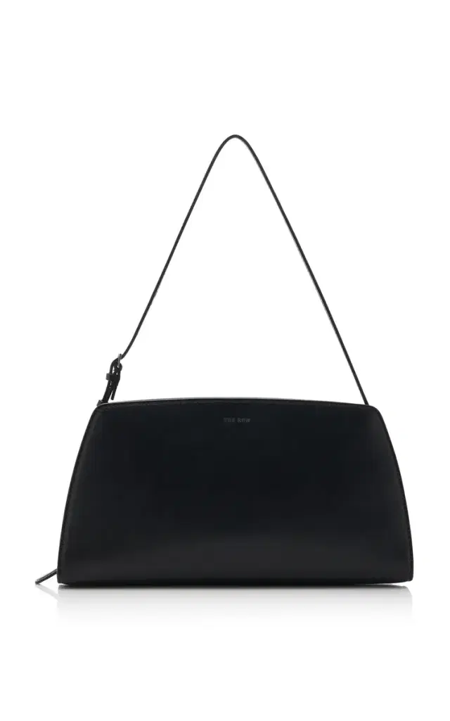 The Row Dalia Leather Baguette Bag