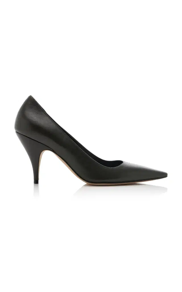 The Row Liisa Three Leather Pumps