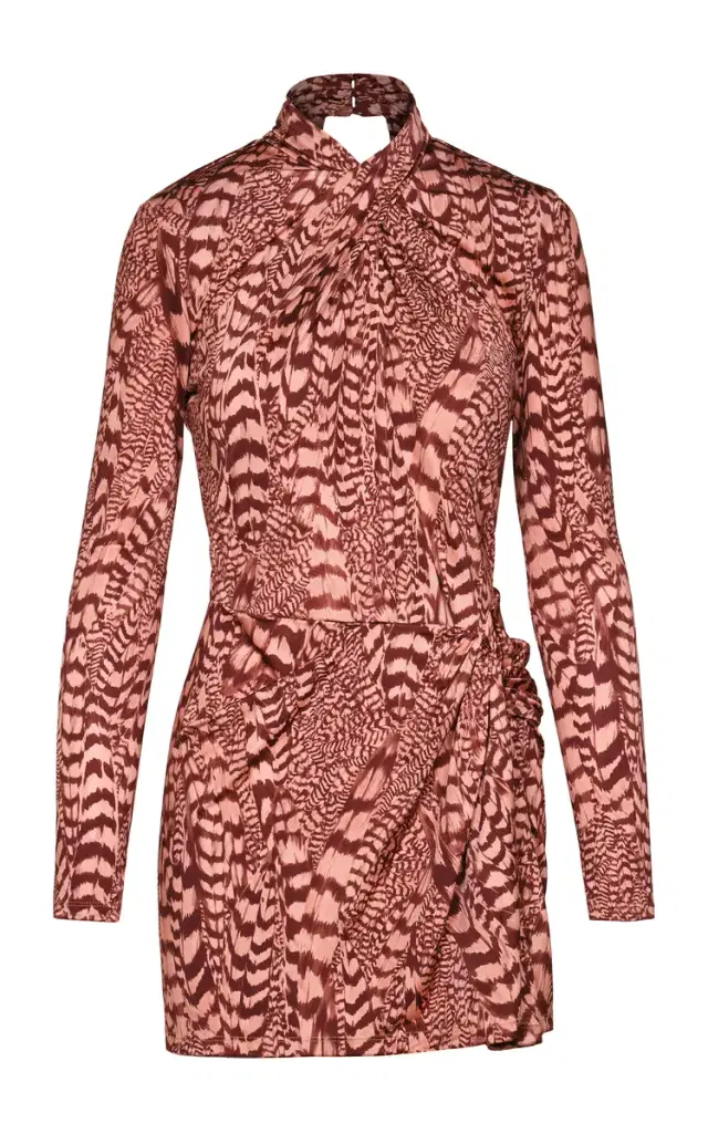 Johanna Ortiz Softly Unbound Ruched Mini Dress