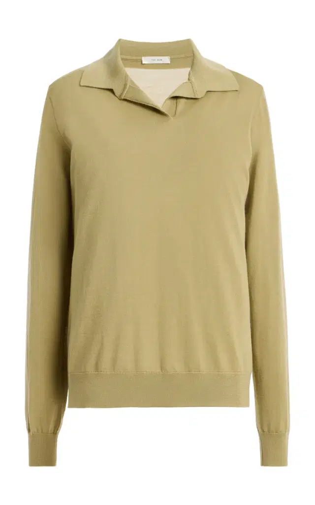 The Row Pauli Wool-Silk Top