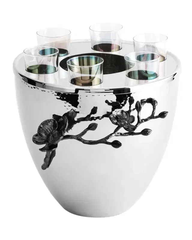 Michael Aram Black Orchid Vodka Service