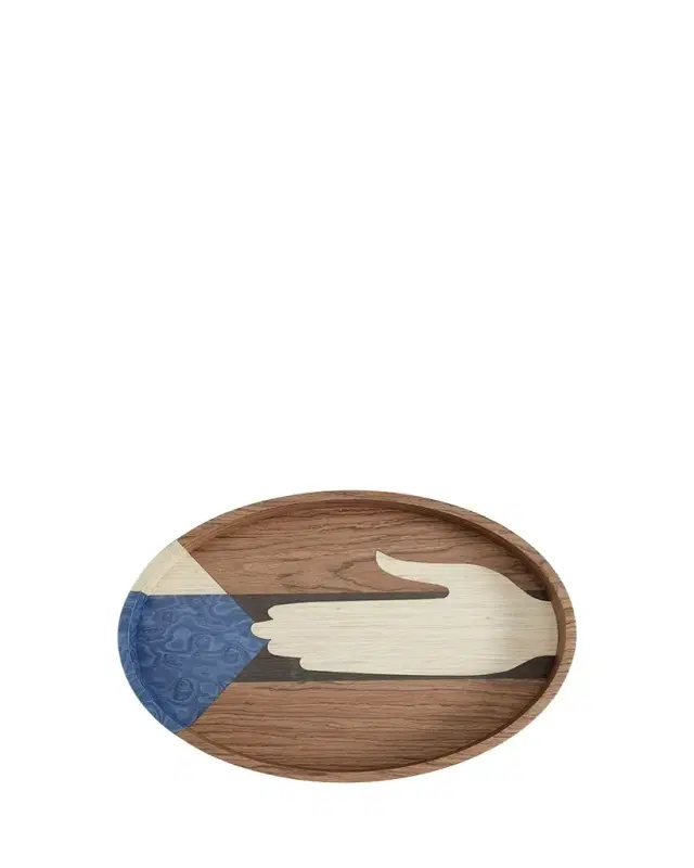 L'Objet Edgar Oval Tray