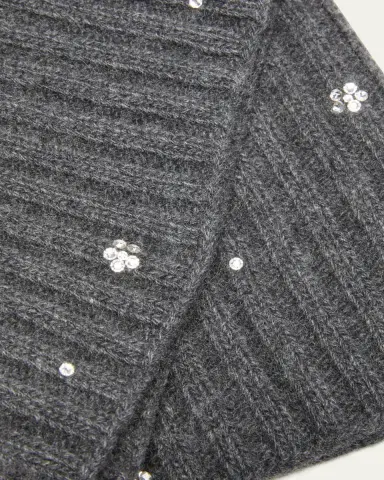PORTOLANO Embellished Cashmere Scarf | Thumbnail 4