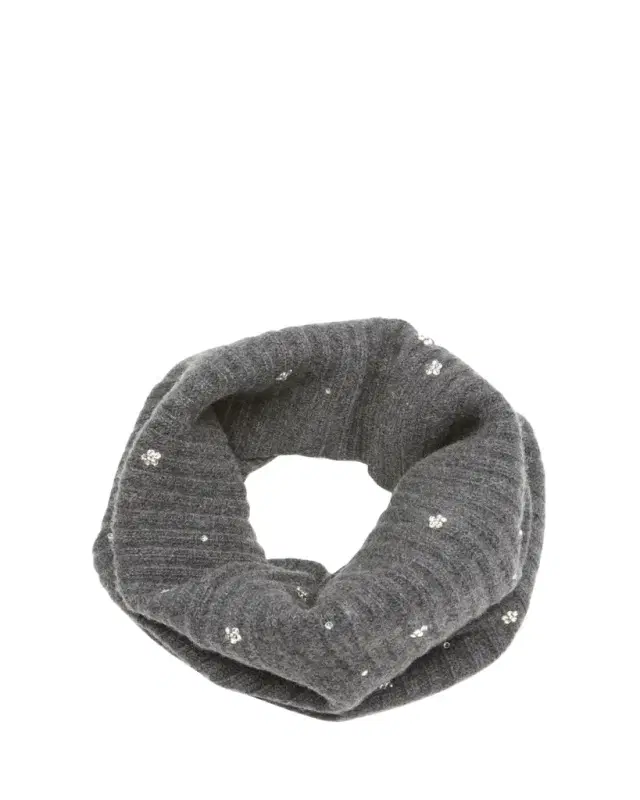 PORTOLANO Embellished Cashmere Scarf