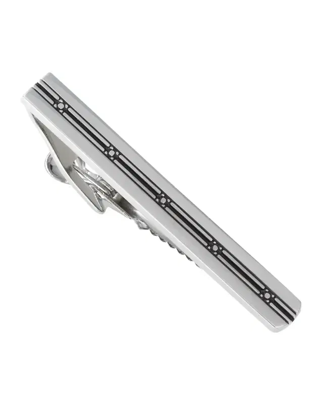Link Up Men 's Square Pattern Tie Bar