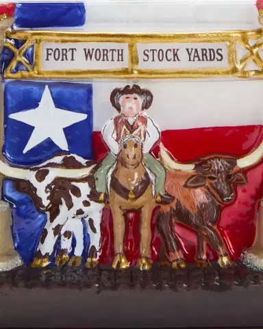 Neiman Marcus Fort Worth Stockyards Christmas Ornament | Thumbnail 2