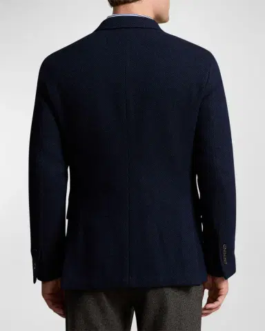 Polo Ralph Lauren Men's Tailored-Fit Soft Herringbone Jacket | Thumbnail 4 Polo Ralph Lauren Men's Tailored-Fit Soft Herringbone Jacket | Thumbnail 4