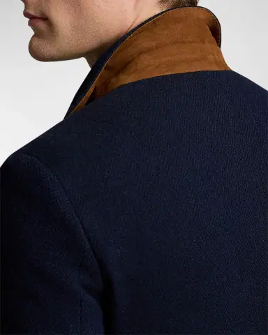 Polo Ralph Lauren Men's Tailored-Fit Soft Herringbone Jacket | Thumbnail 5 Polo Ralph Lauren Men's Tailored-Fit Soft Herringbone Jacket | Thumbnail 5