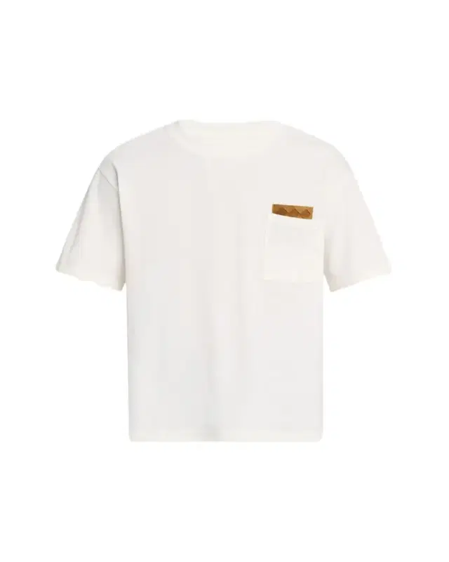Bottega Veneta Men's Pima Cotton Jersey Intrecciato-Pocket T-Shirt