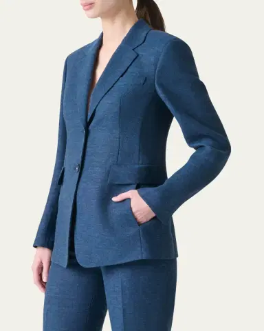 Akris Taddeo Linen Jacket | Thumbnail 4