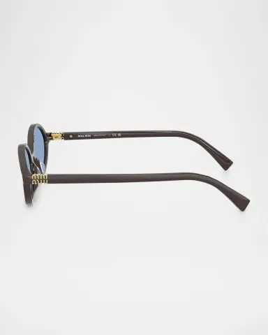 Miu Miu Acetate Oval Sunglasses | Thumbnail 4 Miu Miu Acetate Oval Sunglasses | Thumbnail 4
