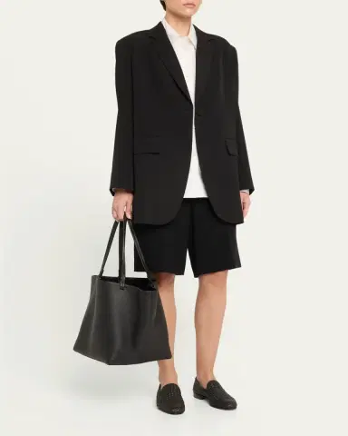 The Row Park Tote Three in Lux Grained Calfskin | Thumbnail 5