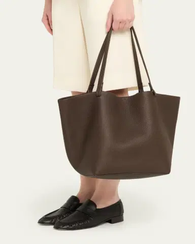The Row Park Tote Three in Lux Grained Calfskin | Thumbnail 6