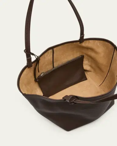 The Row Park Tote Three in Lux Grained Calfskin | Thumbnail 8