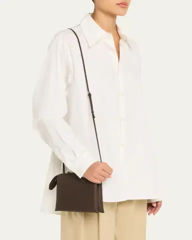 The Row Nu Mini Twin Crossbody Bag in Grain Leather | Thumbnail 2