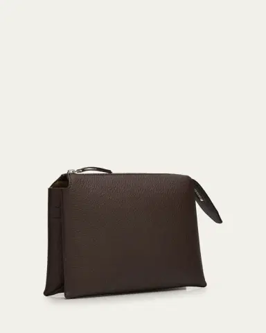 The Row Nu Mini Twin Crossbody Bag in Grain Leather | Thumbnail 3