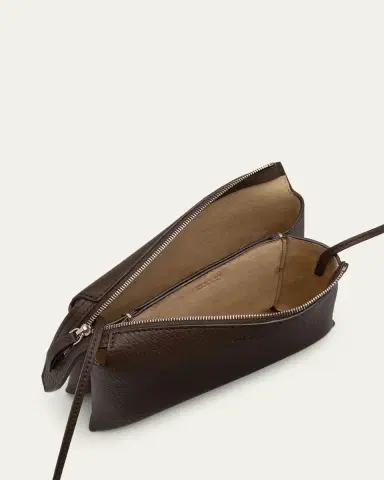 The Row Nu Mini Twin Crossbody Bag in Grain Leather | Thumbnail 4
