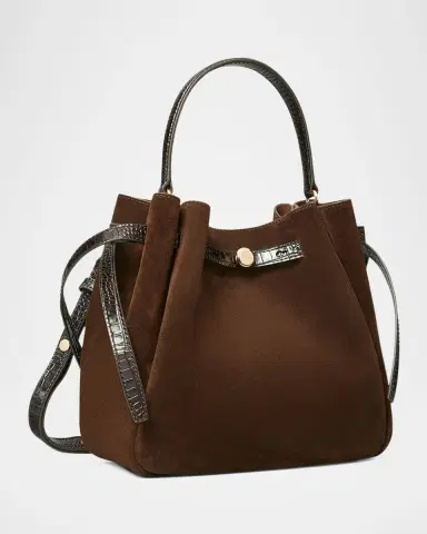 Tory Burch Romy Suede Belted Bucket Bag | Thumbnail 2 Tory Burch Romy Suede Belted Bucket Bag | Thumbnail 2