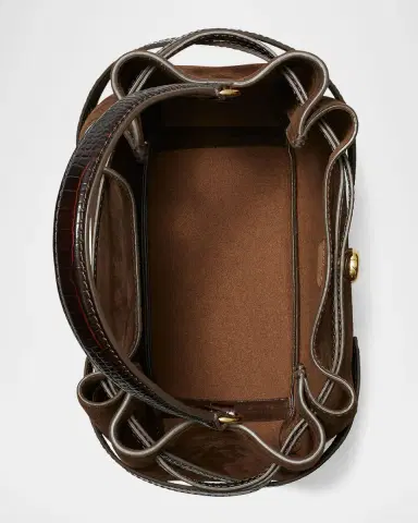 Tory Burch Romy Suede Belted Bucket Bag | Thumbnail 3 Tory Burch Romy Suede Belted Bucket Bag | Thumbnail 3