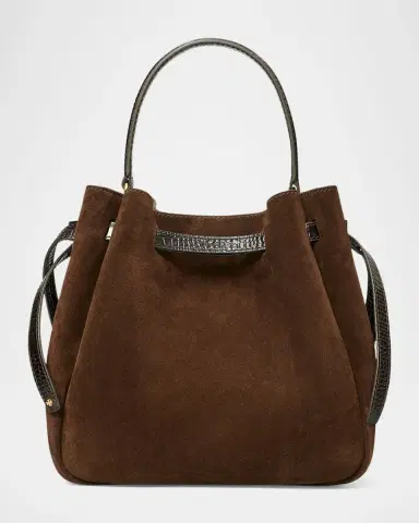 Tory Burch Romy Suede Belted Bucket Bag | Thumbnail 5 Tory Burch Romy Suede Belted Bucket Bag | Thumbnail 5