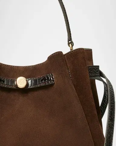 Tory Burch Romy Suede Belted Bucket Bag | Thumbnail 6 Tory Burch Romy Suede Belted Bucket Bag | Thumbnail 6