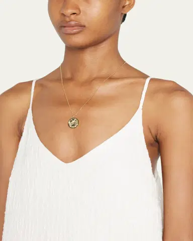 Jennifer Meyer 18k Good Luck Pendant Necklace with Diamonds | Thumbnail 2 Jennifer Meyer 18k Good Luck Pendant Necklace with Diamonds | Thumbnail 2