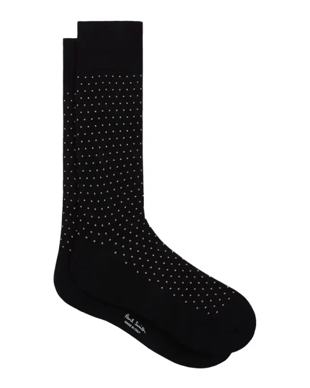 Paul Smith Men 's Mini Polka Dot Crew Socks